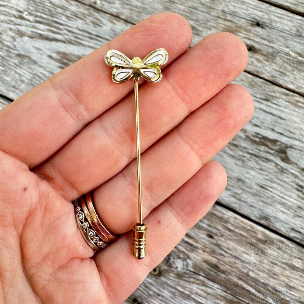 Vintage Jewelry Butterfly Stick Pin